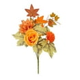 thumbnail image 2 of Thanksgiving Artificial Flower Bouquet, Pumpkin & Berry Fall Arrangement, Dining Table Centerpiece, Flower Decor, 2 of 6