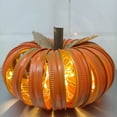 thumbnail image 2 of Luz hueca de calabaza Naiovety Halloween portátil decoración para fiestas color oro, 2 of 6