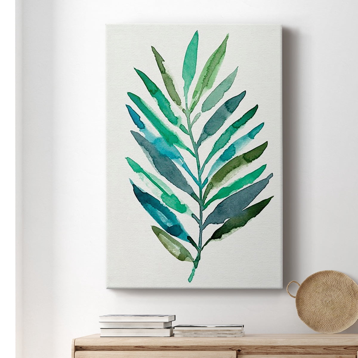 Palm Frond Flow IV Premium Gallery Wrapped Canvas - Ready to Hang