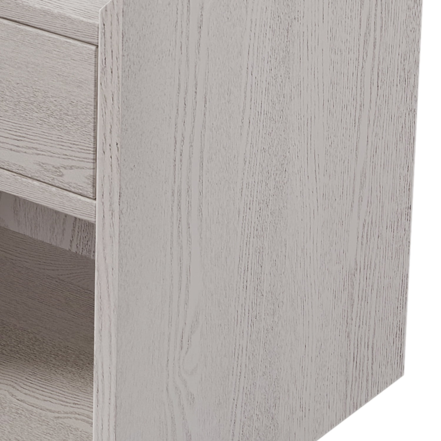 Kadyn Nightstand Side Table, Modern End Table with One-Drawer and Solid Wood Legs, Solid Wood Nightstand for Bedroom, Stone Gray Kadyn Nightstand Side Table, Modern End Table with One-Drawer and Solid Wood Legs, Solid Wood Nightstand for Bedroom, Stone Gray