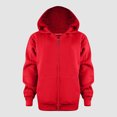 thumbnail image 2 of TOWED22 Kids Boys Girls Zip up Hoodie Printed Hooded Sweatshirt Hoody Coat with Pocket(Red,18-24 M), 2 of 8