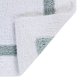 thumbnail image 5 of Better Trends - Alfombrillas De Baño 100% Algodón, Colección De Hotel, Color Blanco Y Azul, Alfombra Reversible Absorbente, Lavable A Máquina, De Secado Rápido, Ideal Para Baño, Ducha, Dormitorio, Per, 5 of 5