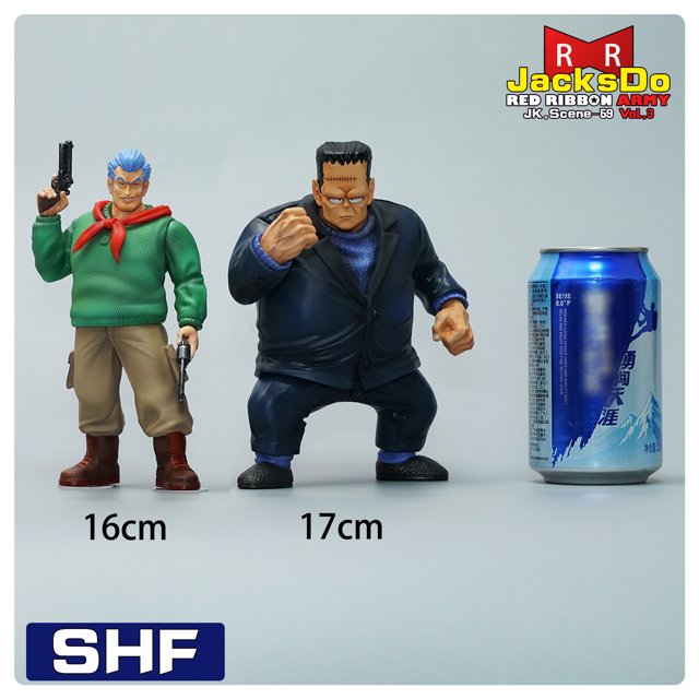Figura de acción personalizada privada de Anime Dragon Ball Z, cinta roja, miembro del ejército, Dbz Gk Shf/Hg, modelo a escala, juguete de resina para coleccionar