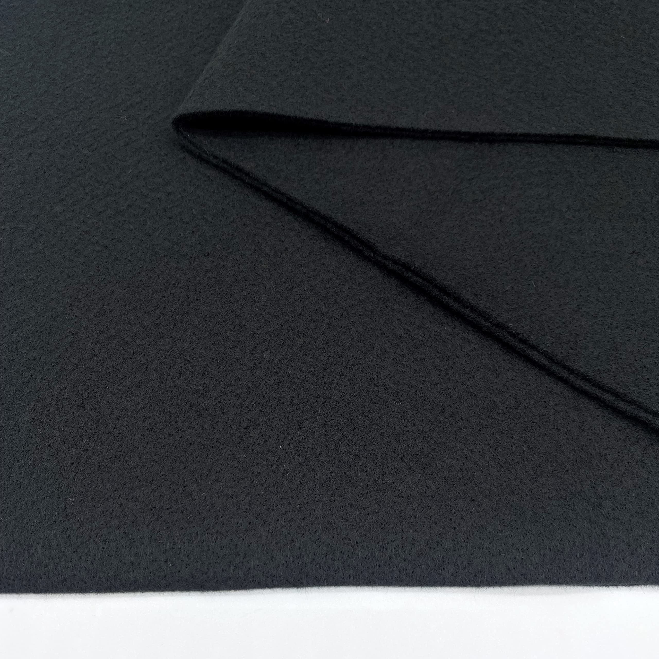 Ice Fabrics Craft Felt Fabric by The Yard - 72" Wide Acrylic Felt for DIY Arts & Crafts - Black - 20 Yards
