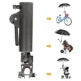 thumbnail image 1 of Golf Trolley Double Lock Umbrella Cart Waterproof Stand Training Clip Attachment for Wheelchair Beach Chair, 1 of 9