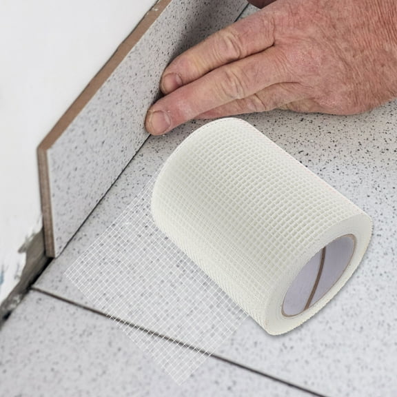 FELTECHELECTR Self Adhesive Fiberglass Tape For Professionals Crack Prevention 1 Roll 78.7X5.6X0.04in