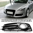 thumbnail image 2 of FlyFlise Front Bumper Grille Fog Light Trim Bezel Left Fog Light Lamp Cover, 2 of 8