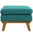 thumbnail image 2 of Modway Engage Upholstered Fabric Ottoman in Teal, 2 of 3
