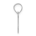 thumbnail image 2 of Diamond2Deal 14K Pendentif Initial Lettre J en Or Blanc pour Femmes, 2 of 6