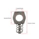 thumbnail image 5 of Speravity Cerradura de puerta de agua para caravana, 2 piezas, cerraduras de escotilla de entrada de acero inoxidable, piezas de repuesto de hebilla, Accesorios para vehículos recreativos Speravity VI018354-00B, 5 of 6