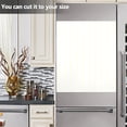 thumbnail image 4 of Dailycode Dishwasher Magnet Cover Magnetic Fridge Door Cover Home Kitchen Decor, Off-white and White Stripes, 23"x 26", 4 of 6