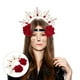 thumbnail image 5 of EeaseMX Diadema de diosa Halo, tocado de flores de diosa, diadema de cosplay para dama, 5 of 7