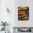 thumbnail image 4 of PRATYUS  Kitchen Canvas Wall Art Colorful Mexican Food Picture Photo Prints for Dining Decor Modern Still Life Vegetables Fruit Painting Restaurant Decor Artwork Ready to Hang 12x16 in, 4 of 5