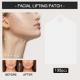 thumbnail image 2 of 100 piezas de cinta de estiramiento facial, con alta elasticidad, invisible, parches adhesivos de levantamiento delgados para ocultar las arrugas de , Pentagonal Baoblaze Estiramiento facial Pegatina, 2 of 8