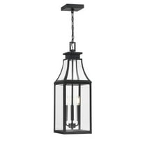 Savoy House - 5-608-BK - Emery 3-Light Outdoor Hanging Lantern in Matte Black