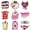 01# 10pcs, variant on personalize Shoe Charms Set Fit for Clog Decoration Personalized Gifts for Boys Girls Women Party Favors in 98 Styles
