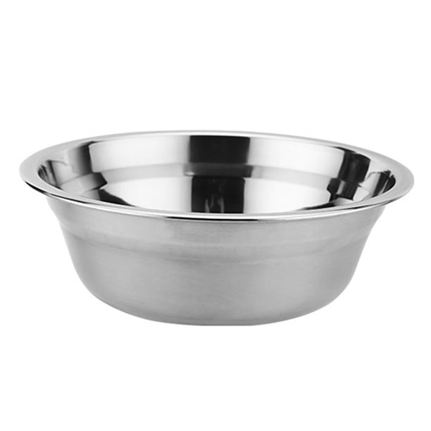 Ensaladeras de metal, lavabo de acero inoxidable de 26 cm, lavabo de acero inoxidable, ensaladeras de acero inoxidable de alta capacidad