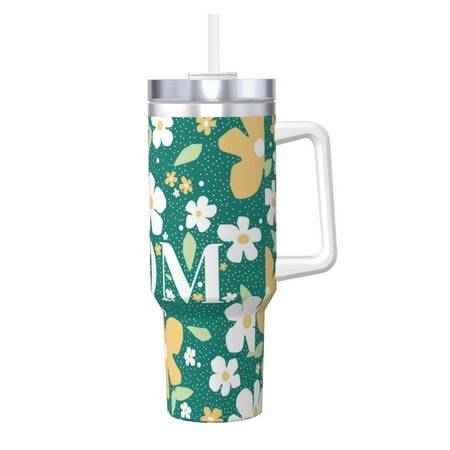 

Uemuo Happy Mother s Day1 Print 40oz Ice Bully With Handle And Straw Stainless Steel Vacuum Insulated Cup And 2 In 1 Straw Lid Insulated Travel Tumbler