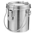 thumbnail image 4 of Durable Paint Brush Washing Barrel Designed For Painters And Art Classes With Easy To Carry Feature In Silver Color 1Pcs, 4 of 4