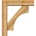 thumbnail image 3 of Ekena Millwork 8"W x 36"D x 40"H Westlake Block Rough Sawn Bracket w/ Offset Brace, Western Red Cedar, 3 of 25