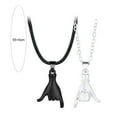 thumbnail image 6 of Skymirror 2 Pcs Couple Matching Necklace Set Pinky Promise Matching Necklaces Best Friends Matching Necklace Valentines Day Anniversaries Gift, 6 of 8