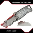 thumbnail image 4 of Hyper Tough Retractable Utility Knife With 5 Utility Blades, 4 of 12