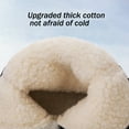 thumbnail image 4 of MANLEGU Women's Men's Warm Faux Fur Lined Mid Calf Winter Boots Waterproof Snow Boots White, 4 of 7
