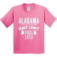 thumbnail image 3 of Inktastic Alabama Awesome Since 1819 Youth T-Shirt, 3 of 5