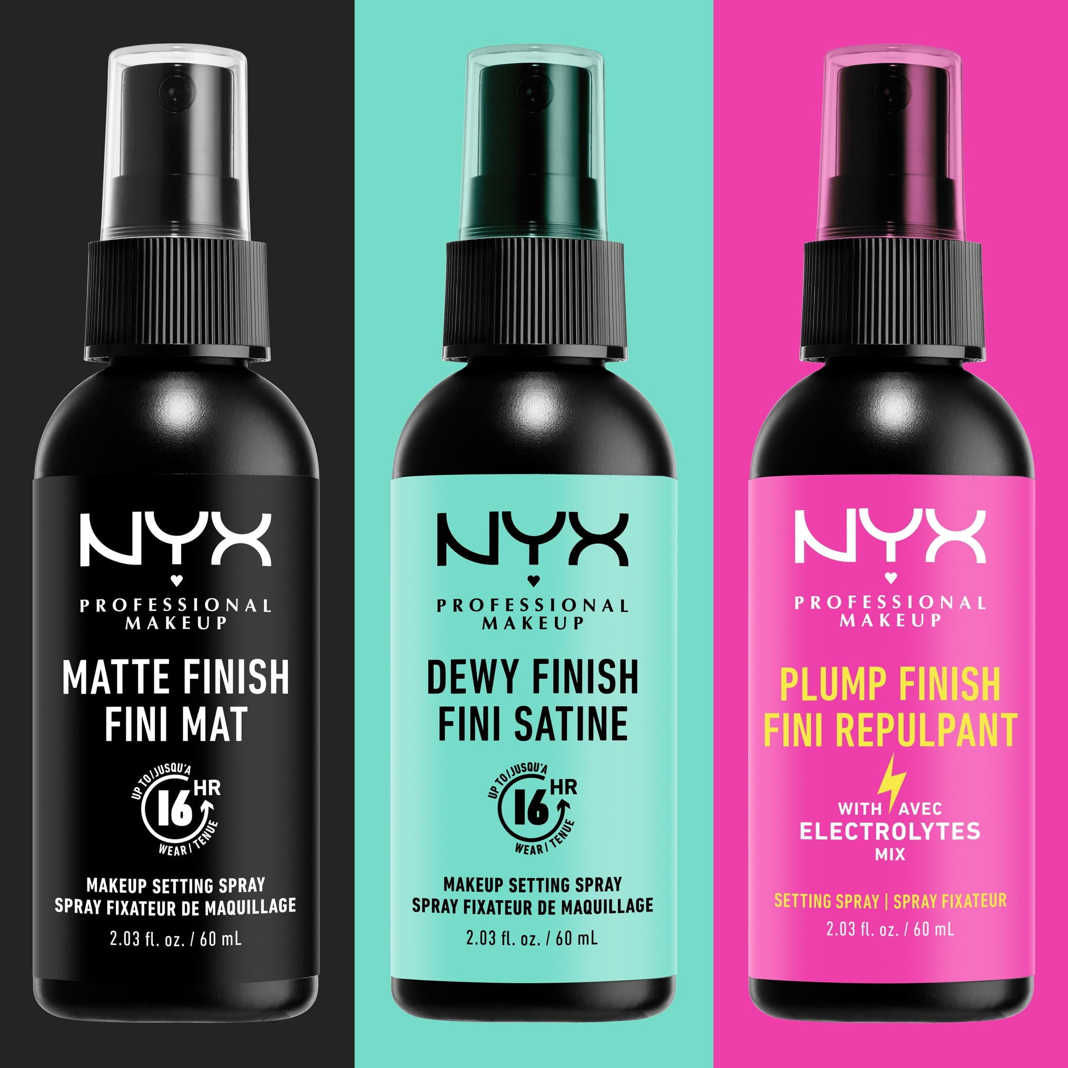 NYX Professional Makeup Setting Matte oz Spray, Vegan Long-Lasting, Finish, Formula, 2.03