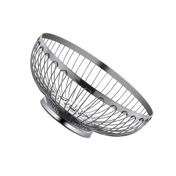 Stainless Steel Fruit Hollow Draining Vegetable Basket Home Hotel Vegetable Snacks Candies Walnut Container Multifunctional Decor L