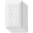 thumbnail image 7 of Bates- Duplex Wall Plate, 5 Pack, White Outlet Covers Wall Plate, 7 of 7
