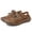 Khaki, variant on Mens Hiking Sandals Closed Toe Water Shoes For Summer Athletic Outdoor Walking Sports Trail River Fishing Wide Adjustable Arch Support Summer Fisherman Barefoot