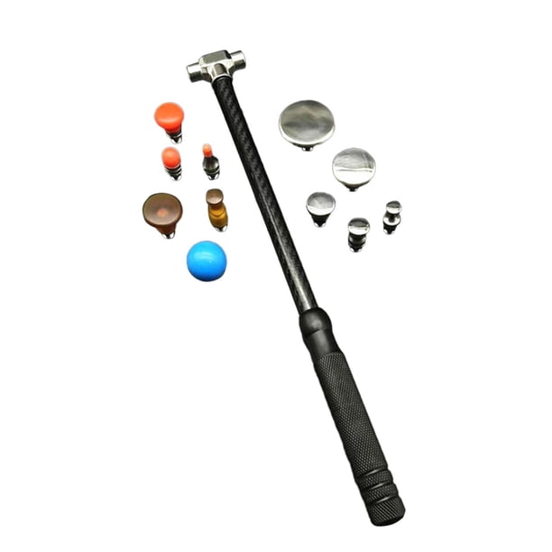Kits de reparación de abolladuras sin pintura Martillo de reparación ligero profesional con cabezales Establecer un