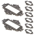 thumbnail image 3 of LOLIPPYY 24pcs Vintage Metal Label Holders - Retro Decorative Drawer Tags, Card Slot Frames for File Cabinets, Office Storage Organization, 3 of 7
