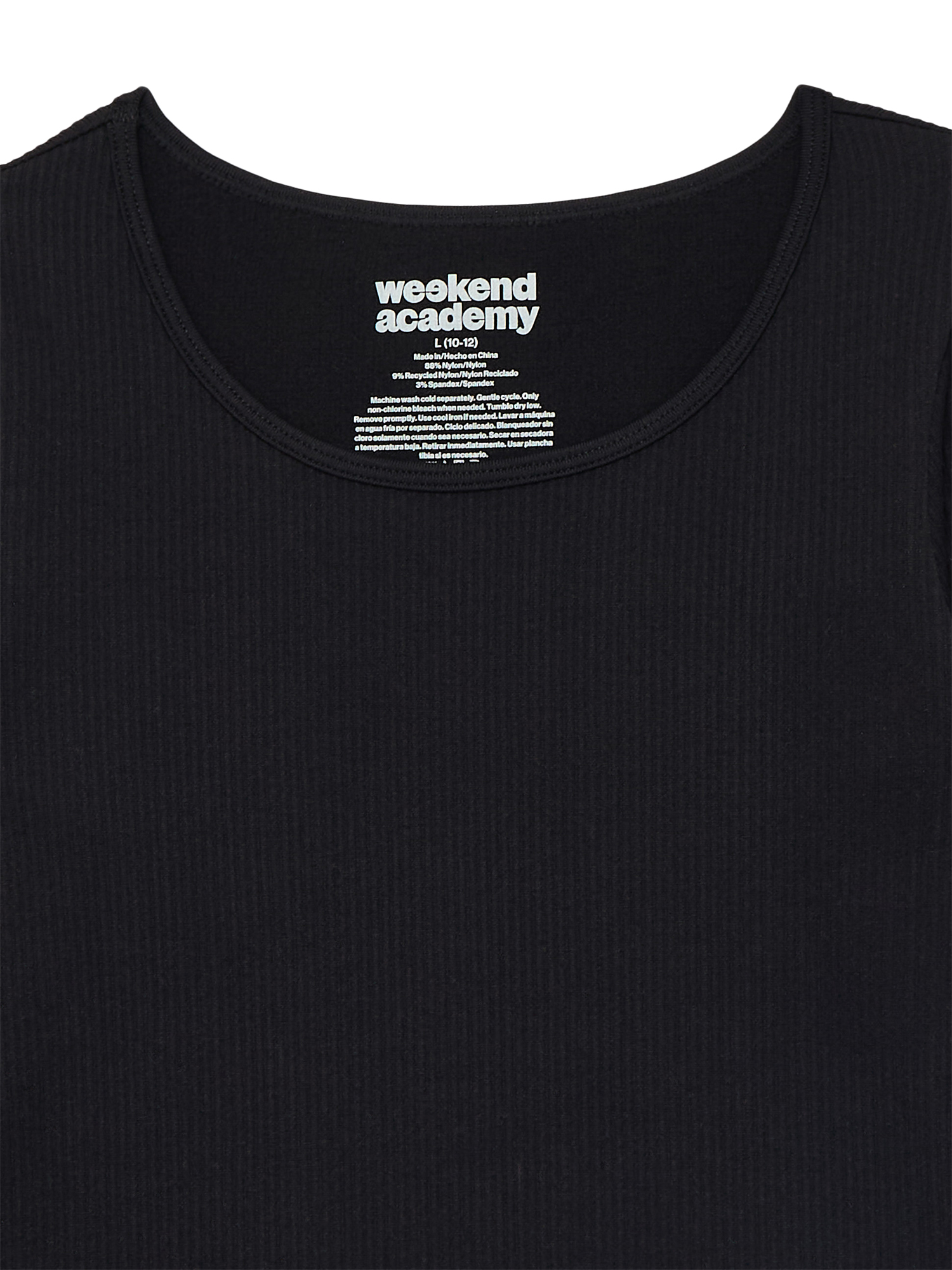 Weekend Academy Girls Seamless Top with Long Sleeves, Sizes 4-18