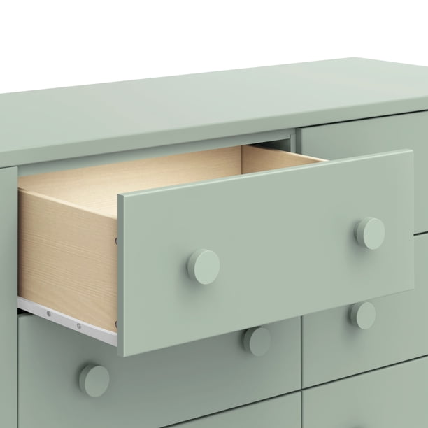davinci green dresser DaVinci Charlie 6-Drawer Double Dresser