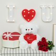 thumbnail image 3 of Oso de peluche HollyHome, oso rosa, 30 cm, blanco, 3 of 7