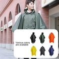thumbnail image 5 of Nouveau Poncho de Pluie Imperméable Multifonction Poncho Imperméable Poncho de Pluie Adulte Imperméable Réutilisable Poncho à Capuche, 5 of 5