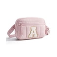 thumbnail image 1 of Riñonera Fanny Pack BAGSMART Puffy Initial para mujer, color negro, 1 of 6