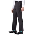 thumbnail image 2 of Calvin Klein Mens Slim fit Wool Dress Pants 40 / 32 Charcoal Gray Solid, 2 of 3