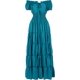 thumbnail image 1 of Zhitunemi Disfraz renacentista para mujer, vestido medieval de camisola, camisetas campesinas irlandesas debajo del vestido, 1 of 4