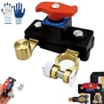 thumbnail image 1 of Universal Battery Disconnect & Leak Protector, Switch Power Cutoff Car Parts, Instant Power Isolation, Zero Battery Drain, 12V/24V Waterproof Durable Solid Copper Conductivity, for Models (Copper,1PC, 1 of 8