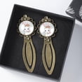 thumbnail image 3 of Easter Elegant Vintage Copper-Colored Lace Bookmarks - Set of Two Stainless Steel Bookmarks for Book Lovers and Readers, 3 of 5