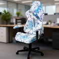 thumbnail image 5 of Whosucclay Turtle Paint Splatter Print Gaming Chair Slipcover with Armrest Covers Universal Easy to Install Stretch Seat Chairs Cover for Computer Reclining Racing Gamer Chair Protector, 5 of 8