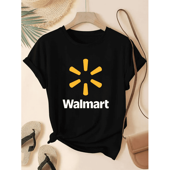 Walmart Store Black Logo Employee Pride Humor Retail Fun Graphic Unisex T-Shirt.PNG V50894 up to size 5XL