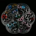 thumbnail image 4 of 70 Unids 10mm Plástico Seguridad Ojos Ojos + Brillos No Tejidos + vadoras De Csificación Para Peluche, Oso, Muñeca Fabricación De Yotijar Ojos claros de seguridad, 4 of 10