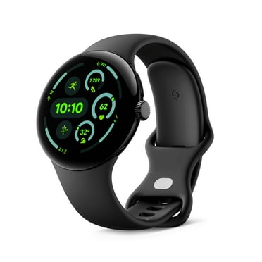 Google Pixel Watch 3 (45mm) - Android Smartwatch with Heart Rate Tracking, Advanced Running From Fitbit, Fitness Insights, 24-Hour Battery - Matte Black Aluminum Case - Obsidian Band - LTE