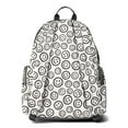 thumbnail image 3 of Madden NYC 18.5" Women's Dome Backpack with Front Pocket and Removable Pouch, Smiley, 3 of 5