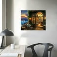 thumbnail image 3 of COMIO Mediterranean Evening Canvas Wall Art Print, Italy Artwork, 3 of 4