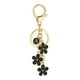 thumbnail image 5 of Letra del llavero, colgante de llaves de letras, lindos encantos de flores de regalo para llave llave para mujeres para niñas para mochilas de Negro, 5 of 10